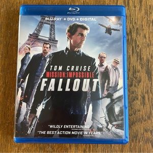 Tom Cruise Mission: Impossible Fallout Blu-ray + DVD + Digital